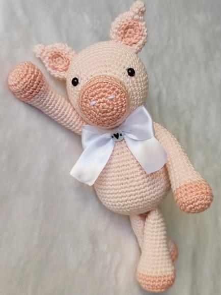 Porquinha Amigurumi em Crochê