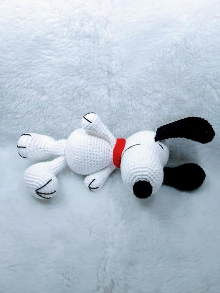 Snoopy Amigurumi em Crochê