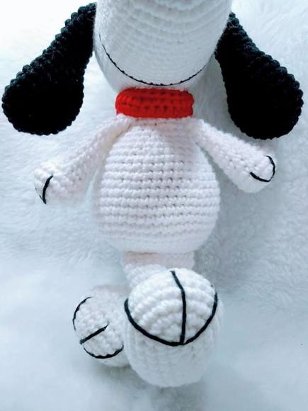 Snoopy Amigurumi em Crochê
