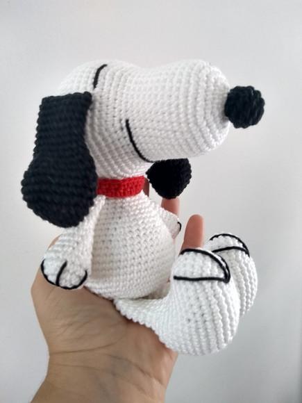 Snoopy e Woodstock em Crochê