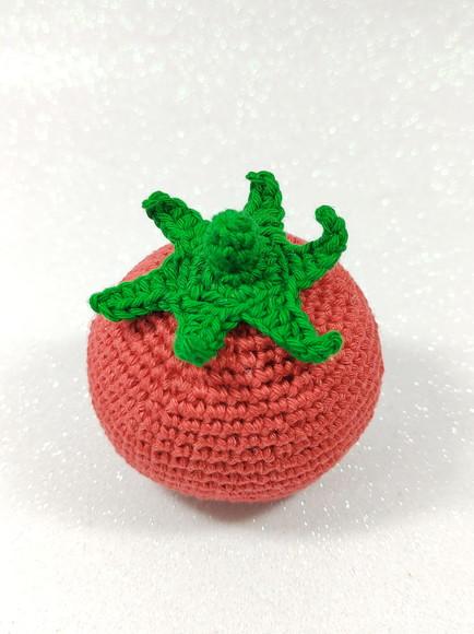 Tomate em Crochê