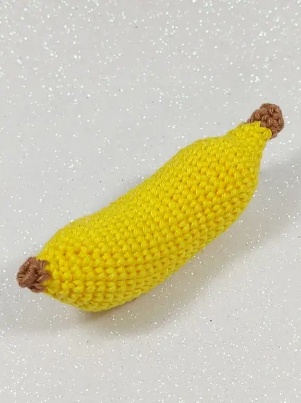 Banana em Crochê