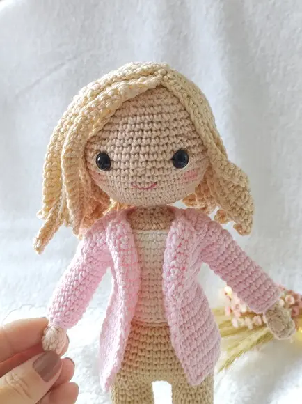 Boneca Psicóloga em Amigurumi Personalizada
