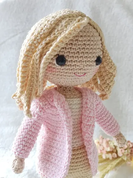 Boneca Psicóloga em Amigurumi Personalizada