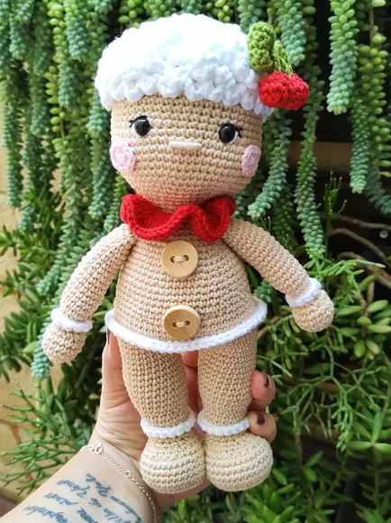 Boneco Biscoito Natal em Crochê
