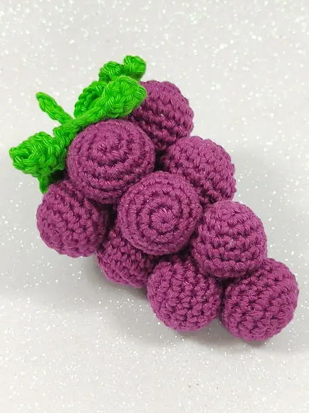 Cacho de Uva em Crochê
