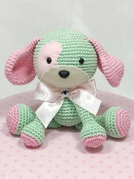 Cachorro Amigurumi em Crochê