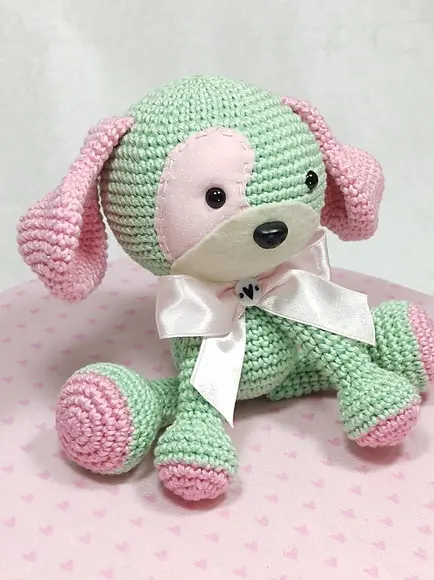 Cachorro Amigurumi em Crochê