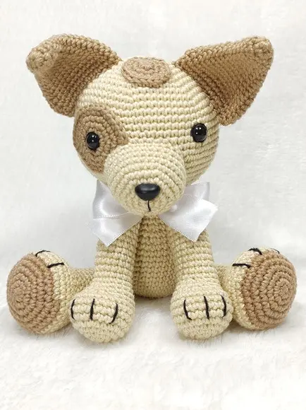 Cachorro Amigurumi em Crochê