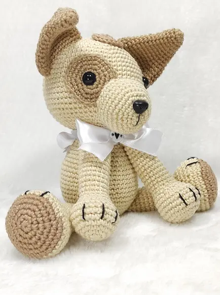 Cachorro Amigurumi em Crochê