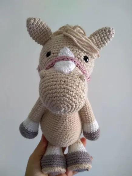 Cavalo Amigurumi em Crochê