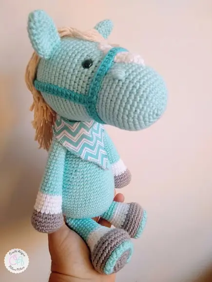 Cavalo Amigurumi em Crochê