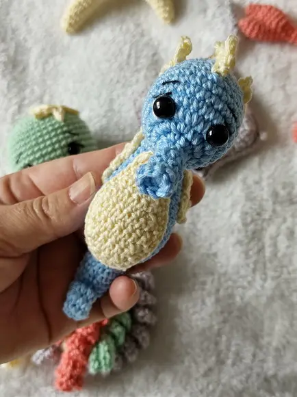 Cavalo Marinho em Crochê
