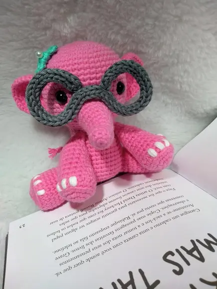 Elefante Amigurumi em Crochê