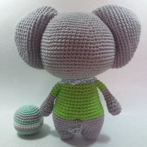 Elefante Amigurumi em Crochê