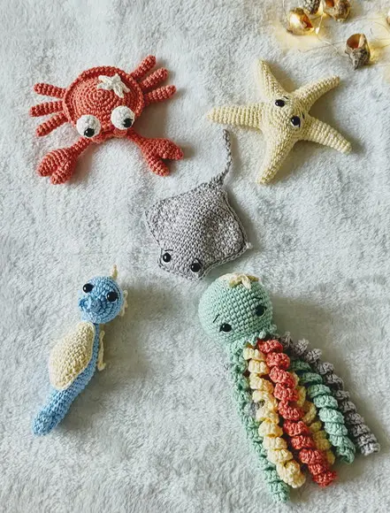 Kit Fundo do Mar em Crochê