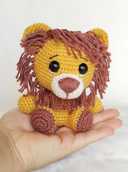 Leão Amigurumi em Crochê