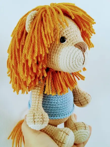 Leão Amigurumi em Crochê
