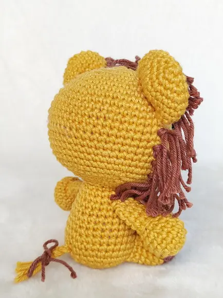 Leão Amigurumi em Crochê