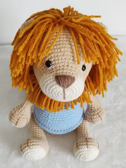Leão Amigurumi em Crochê