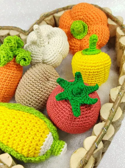 Legume em Crochê