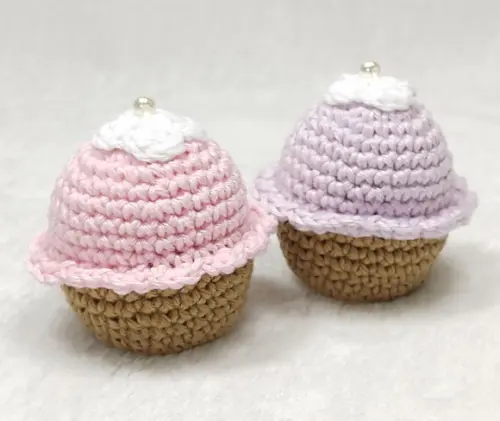 Lembrancinha Maternidade Cupcake em Crochê