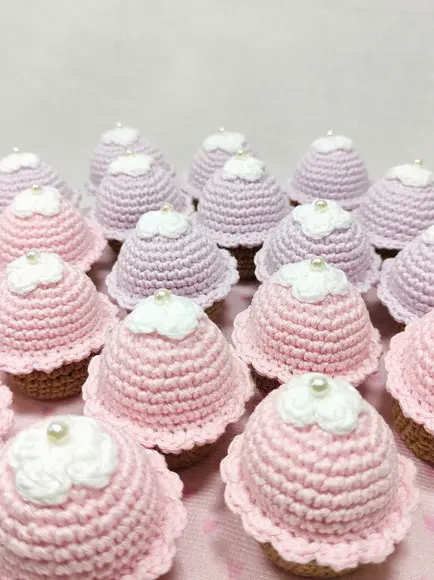 Lembrancinha Maternidade Cupcake em Crochê