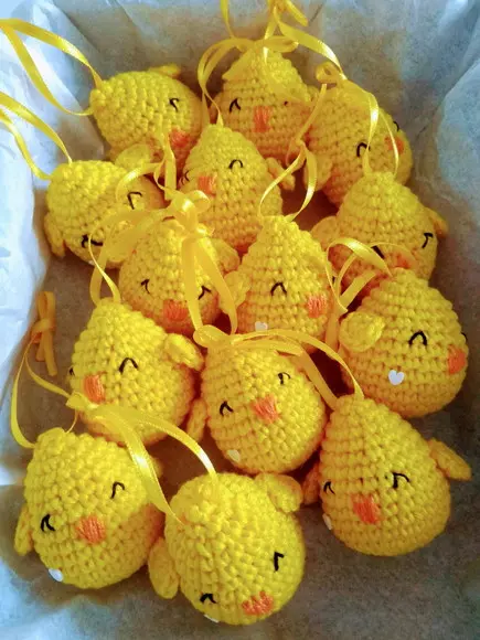 Lembrancinha Maternidade Pintinho em Crochê