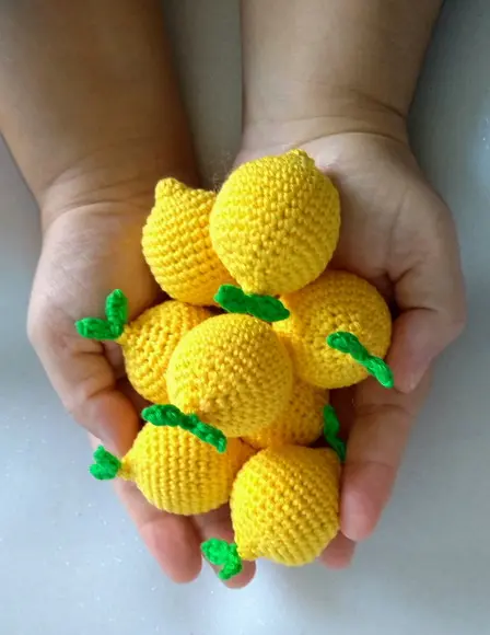 Limão em Crochê