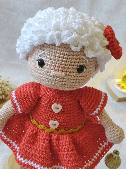 Mamãe Noel em Crochê