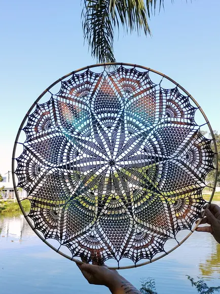 Mandala em Crochê