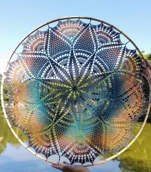 Mandala em Crochê