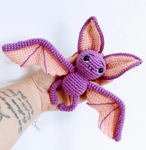 Morcego Amigurumi em Crochê