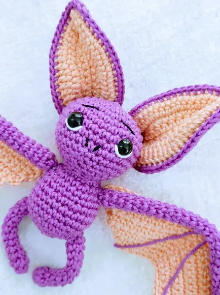 Morcego Amigurumi em Crochê