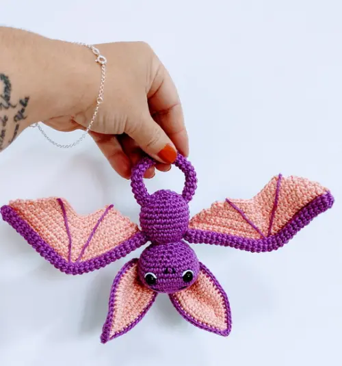 Morcego Amigurumi em Crochê