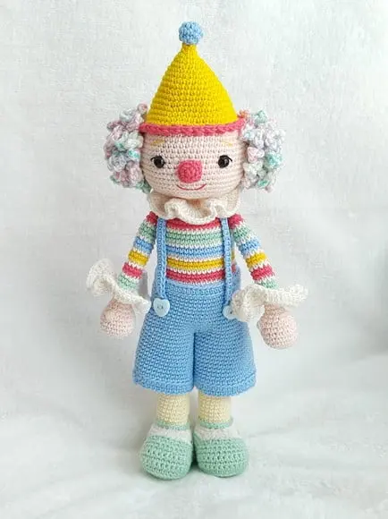 Palhaço Amigurumi em Crochê