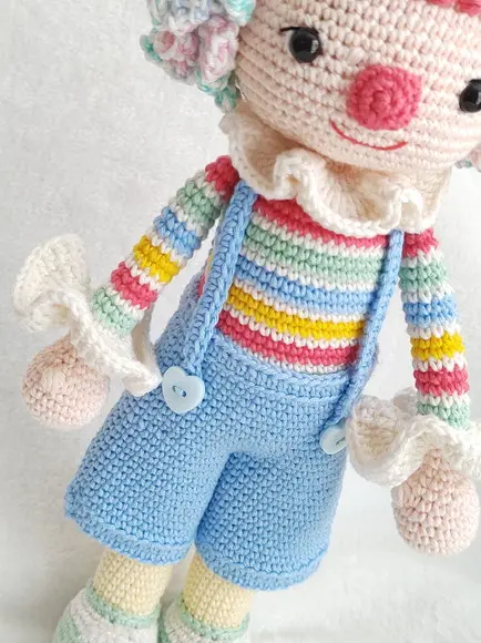 Palhaço Amigurumi em Crochê
