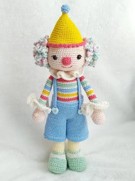 Palhaço Amigurumi em Crochê