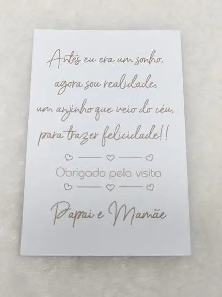 Paper Clips Lembrança Maternidade