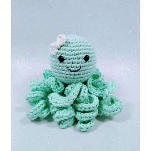 Polvo Kids Amigurumi em Crochê
