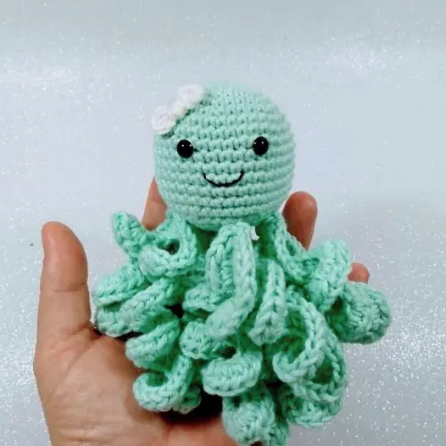 Polvo Kids Amigurumi em Crochê