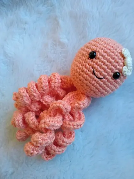 Polvo Kids Amigurumi em Crochê