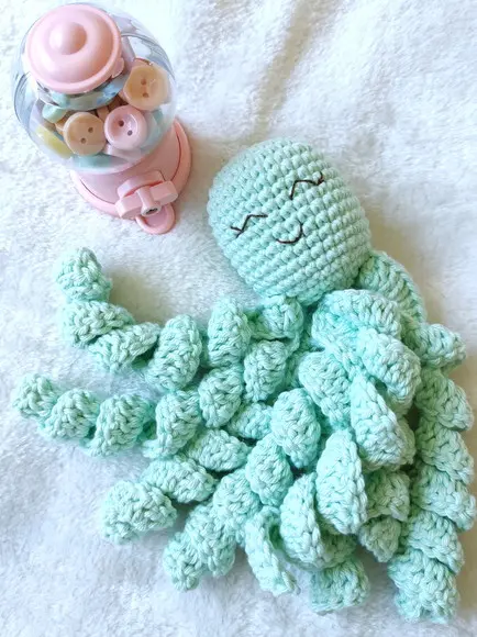 Polvo Maternidade Amigurumi em Crochê