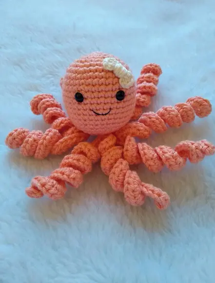 Polvo Kids Amigurumi em Crochê