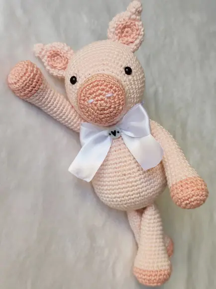 Porquinha Amigurumi em Crochê