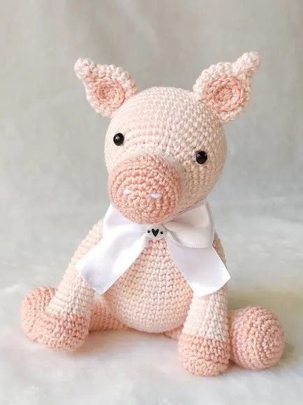 Porquinha Amigurumi em Crochê