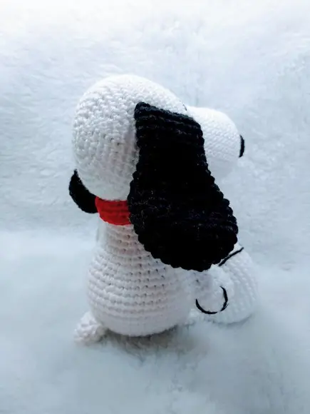 Snoopy Amigurumi em Crochê