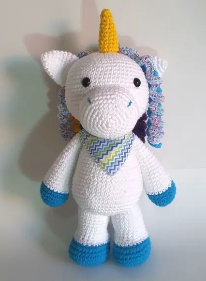 Unicórnio Amigurumi em Crochê