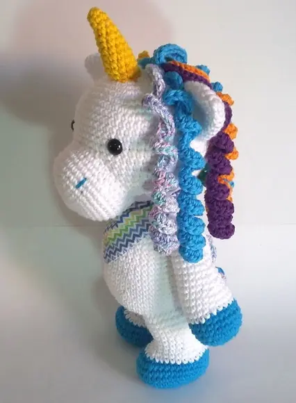 Unicórnio Amigurumi em Crochê