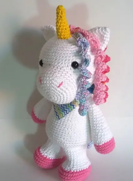 Unicórnio Amigurumi em Crochê